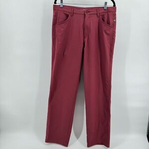 Ping Sensorcool Golf Pants Men 34 Dark Red Outdoor Sports Activewear Logo‎